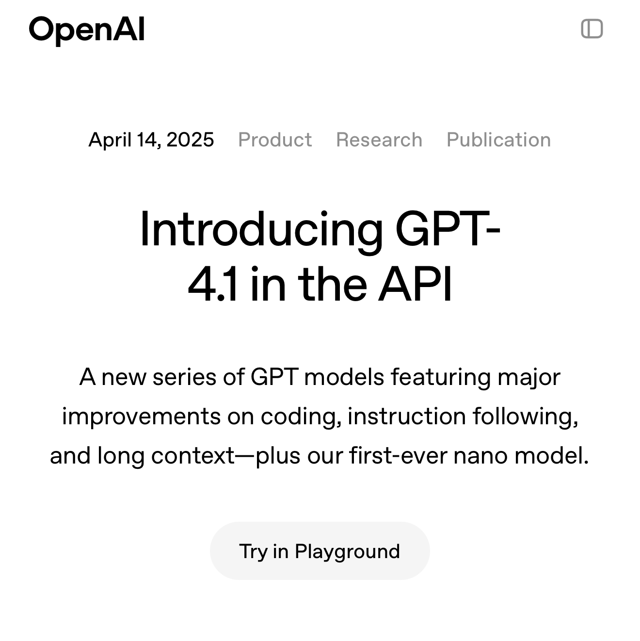 来源:OpenAI网站